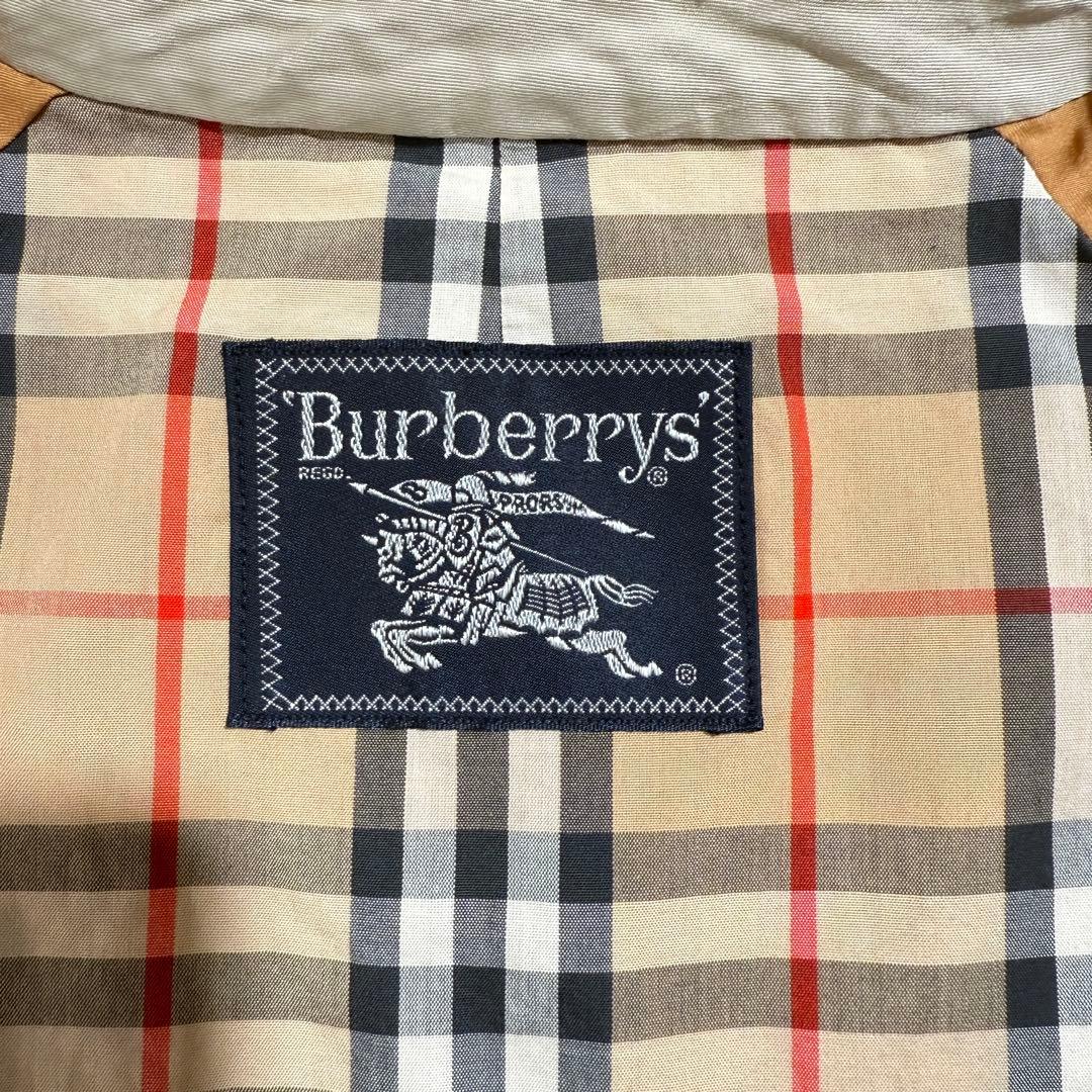 バーバリー　トレンチコート　ロング　ノバチェック　ヴィンテージ　男女兼用