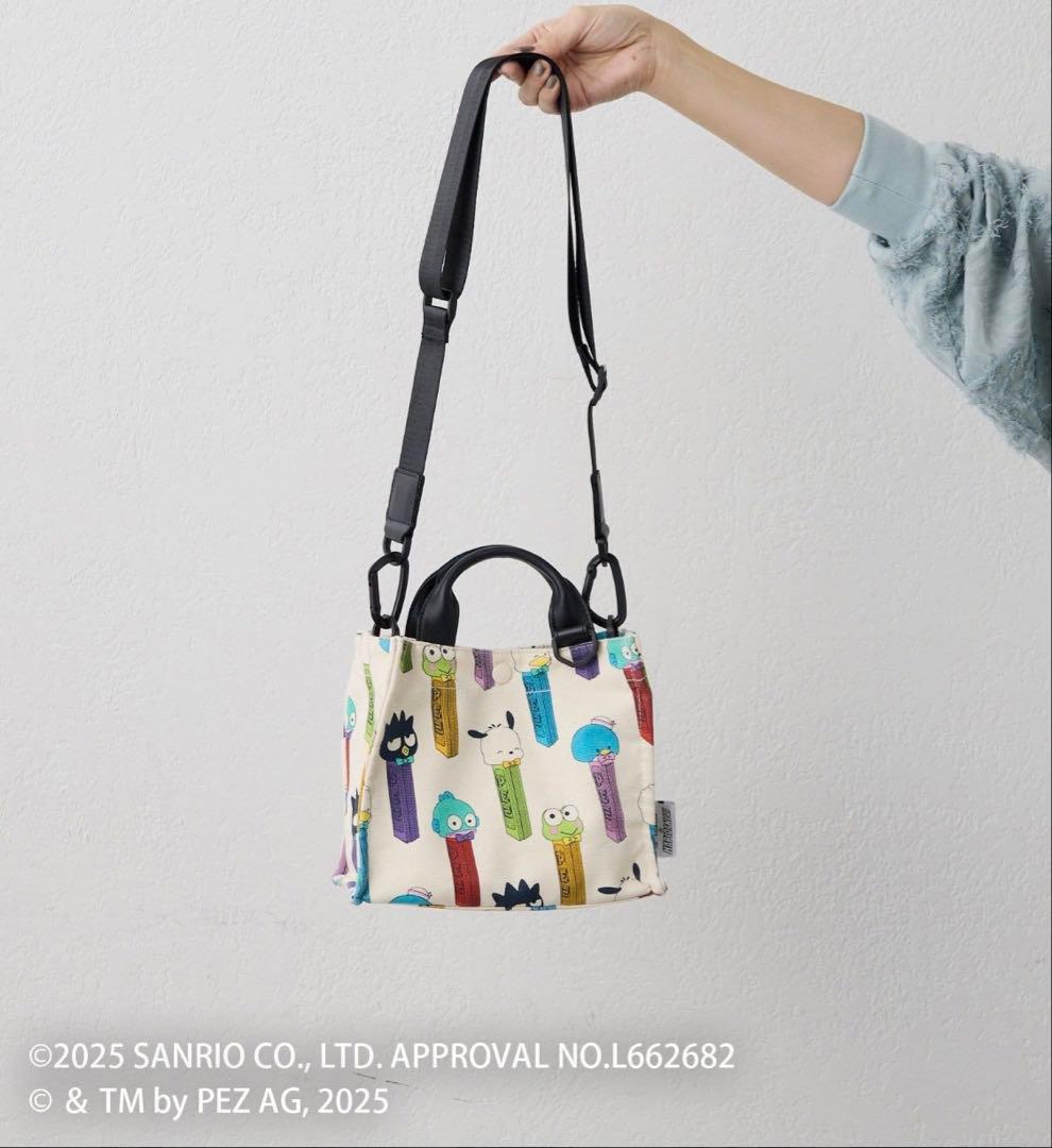 【はぴだんぶい×PEZ(ペッツ)×ear】コラボコットントートバッグS