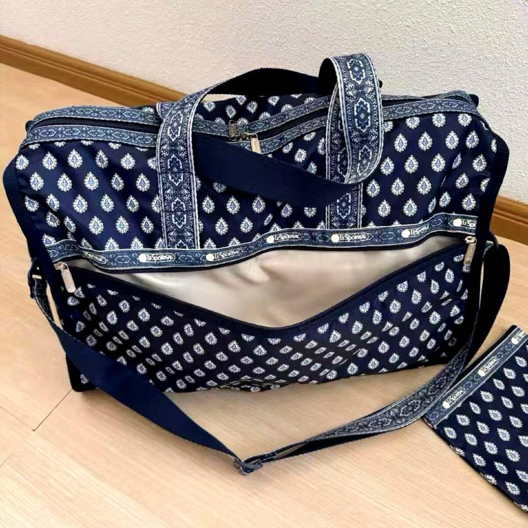 レスポートサック（LeSportsac） ボストンバッグ 大容量 ネイビー系