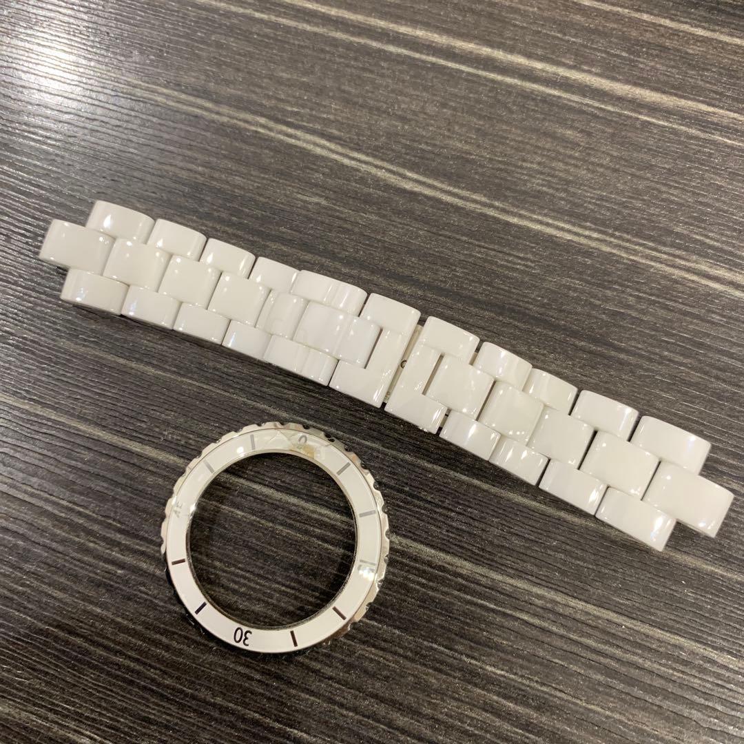 CHANEL J12  純正ベルト　ベゼル　セラミック