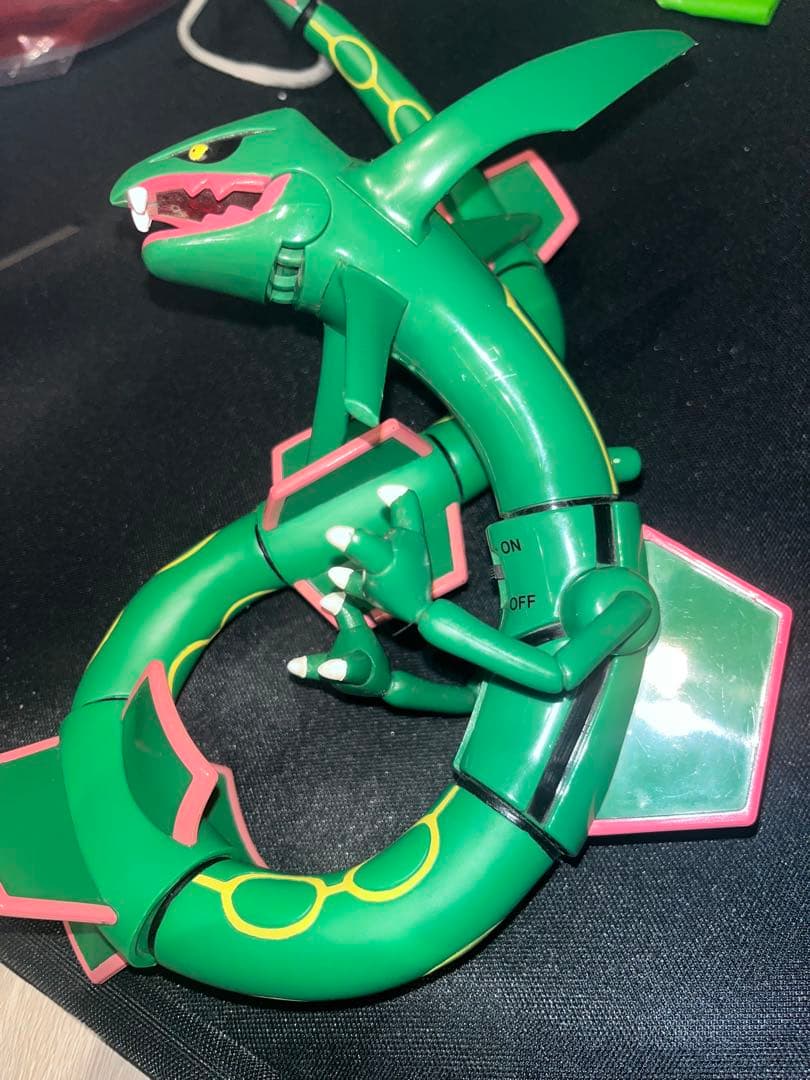 ヒ*キ様 ポケモンAG ビッグサウンドフィギュア　デオキシス、レックウザ　動作確