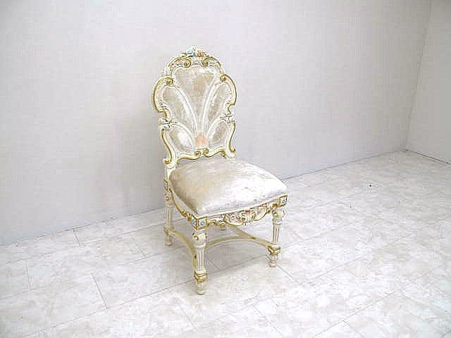 【展示品】シリック Art.9957ロココ様式クラシックチェア 約60万