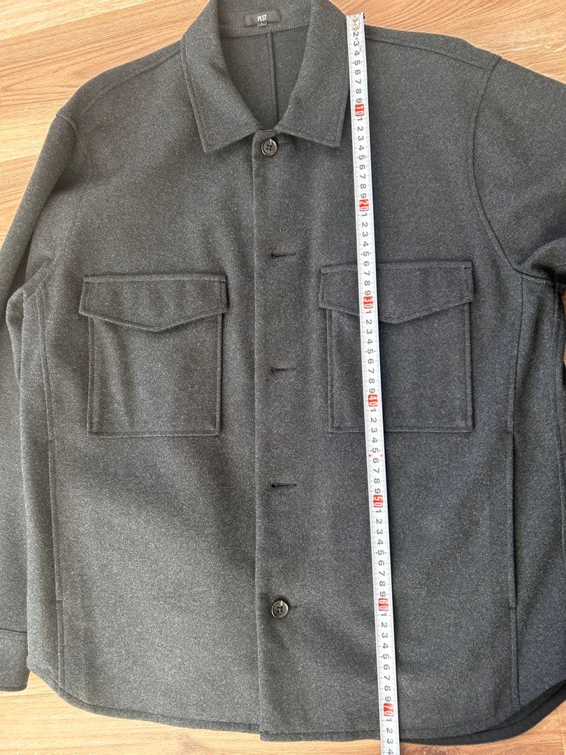 PLST プレシャスニットメルトンシャツブルゾン セットアップ