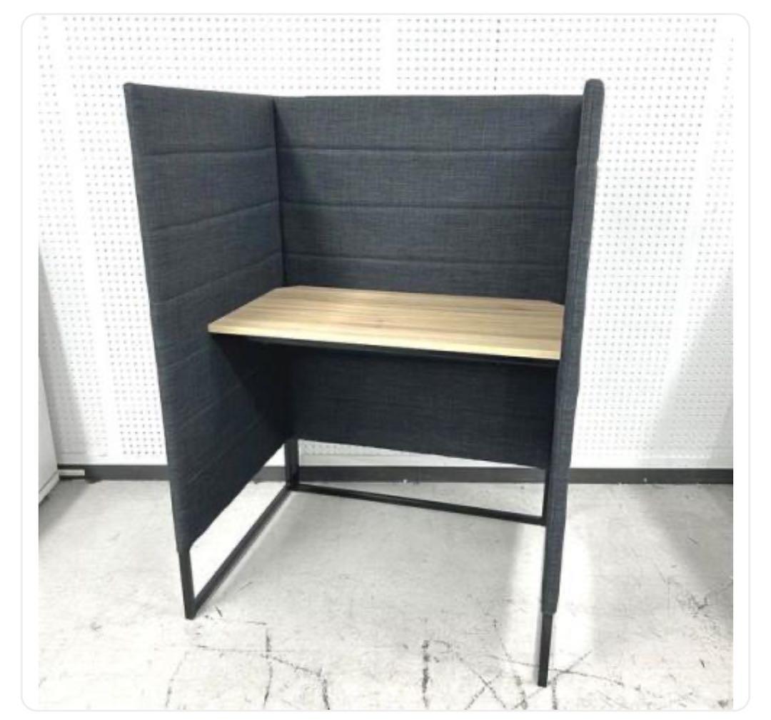 送料込み アスプルンド 集中ブース デスク テレワーク