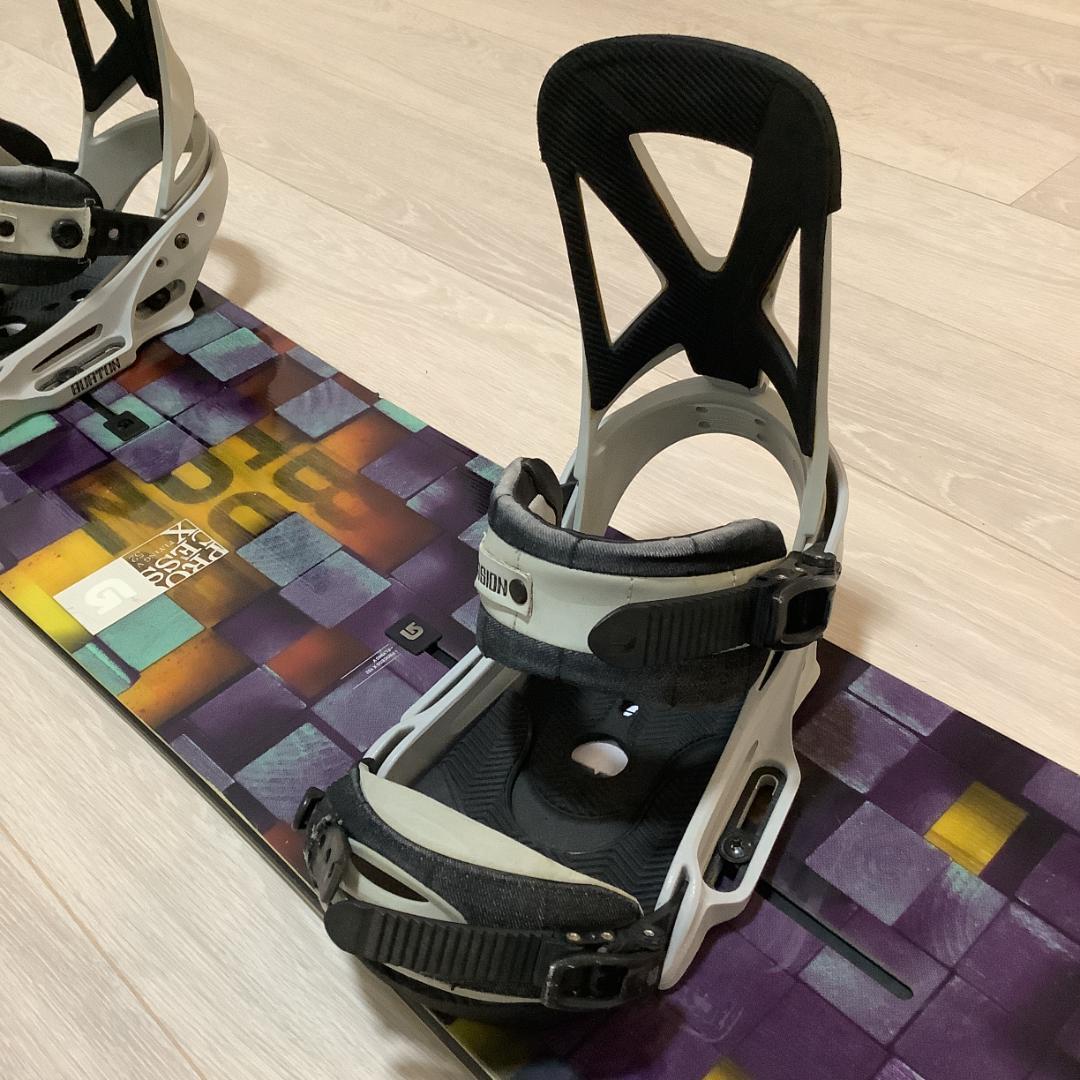 023バートンBURTON 152cm メンズスノーボードセット初心者グラトリ