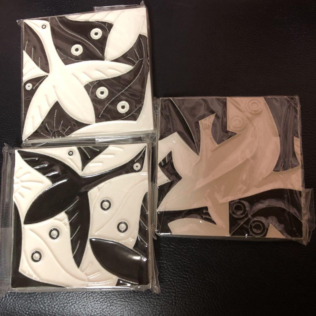 エッシャー　タイルコースター　3種セット