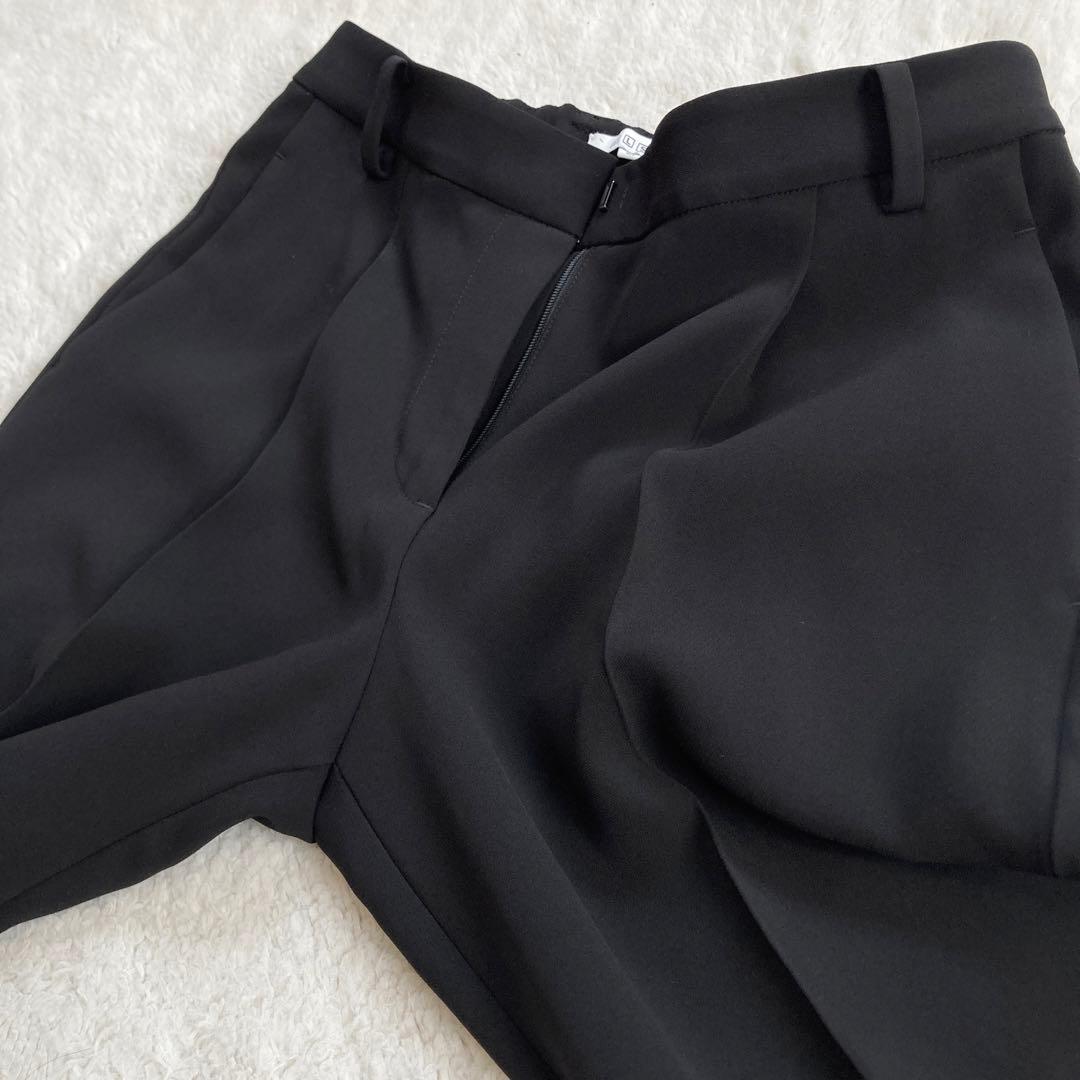 極美品・近年モデル✨PLST　トリアセブレンド　洗える　ストレッチ　黒　XS-S