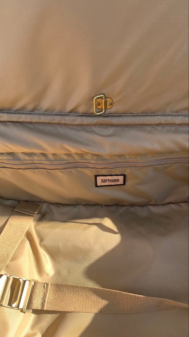 hartmann ツイード/レザー　キャリーケース