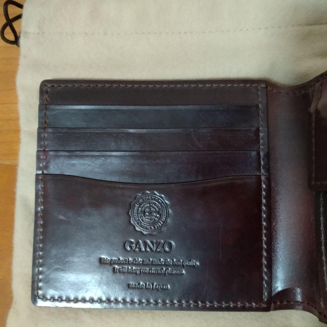 【12月20日迄の出品】 GANZO　シェルコードバン　財布