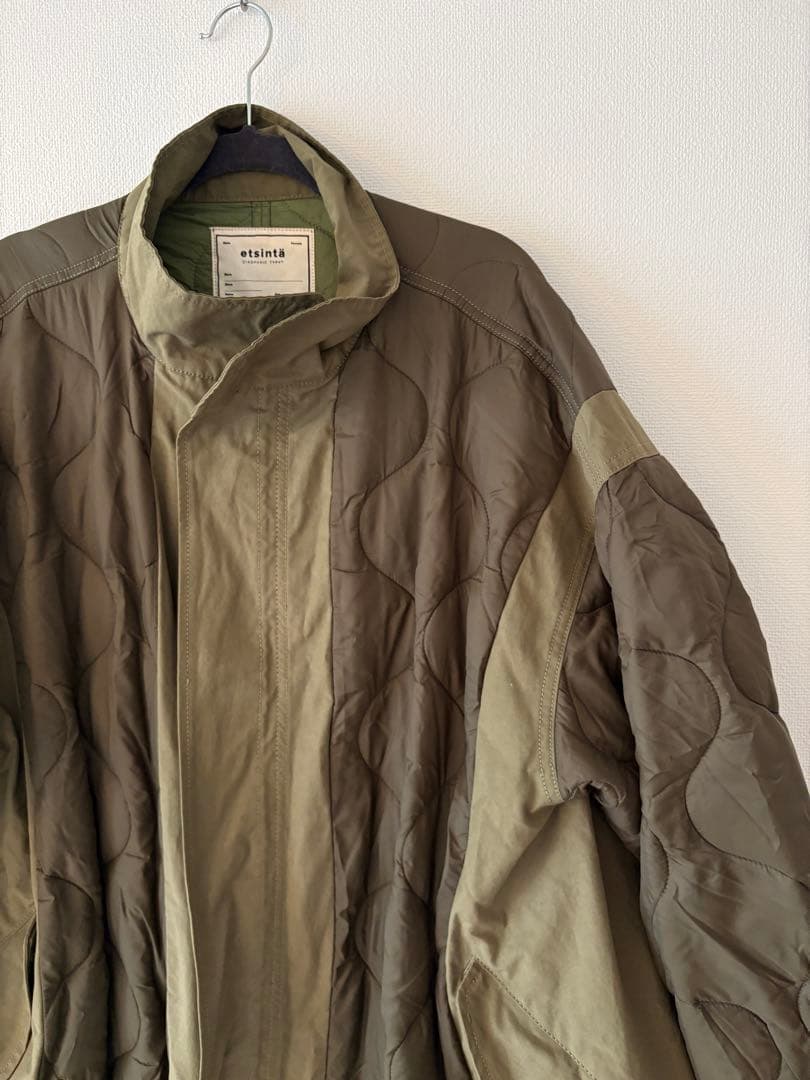 【etsinta/エシンタ】切替マキシミリタリーコート