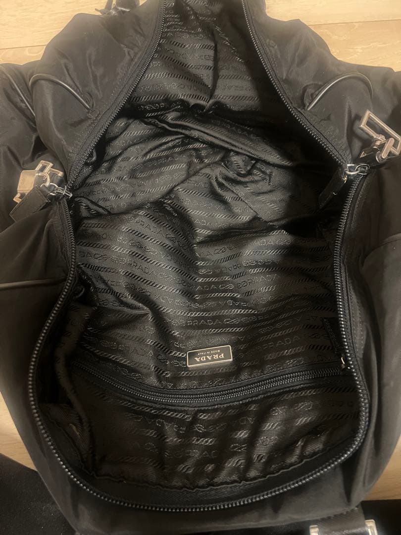 PRADA プラダ ボストンバッグ ハンド トラベルバッグ 黒