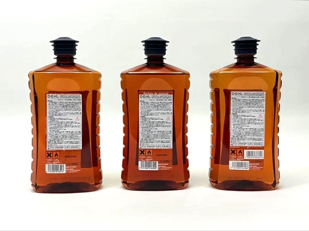 新品未開封★ランプベルジェ・オイル３本セット　ユーカリ　エロイーズの海　ミント