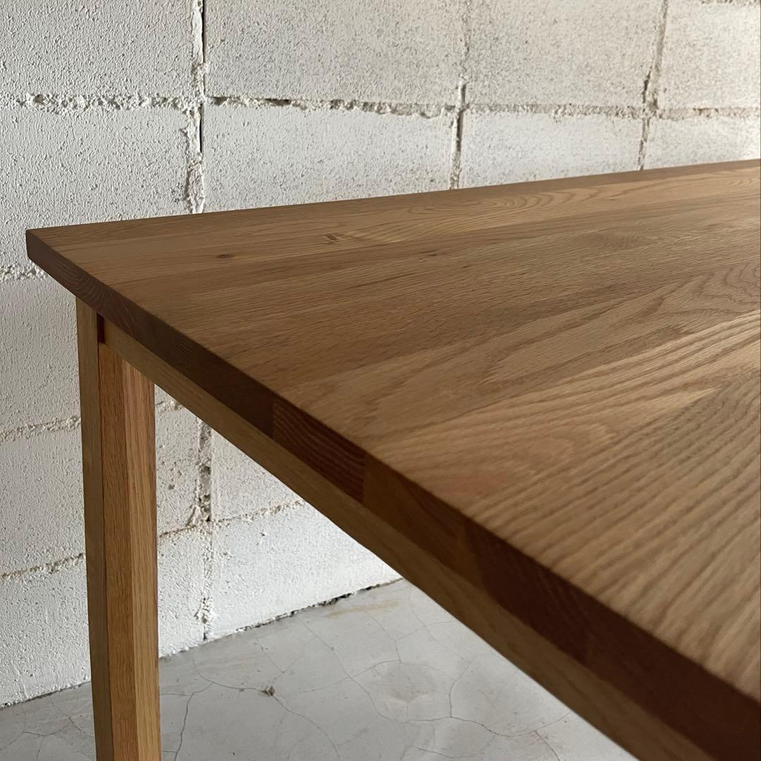 美品　MUJI 無印良品　ダイニングテーブル　オーク無垢材　北欧