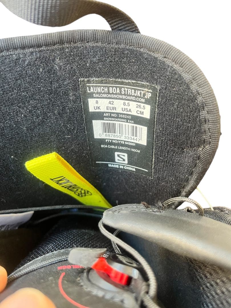 『希少レア』SALOMON LAUNCH BOA STR8JKT スノボーブーツ