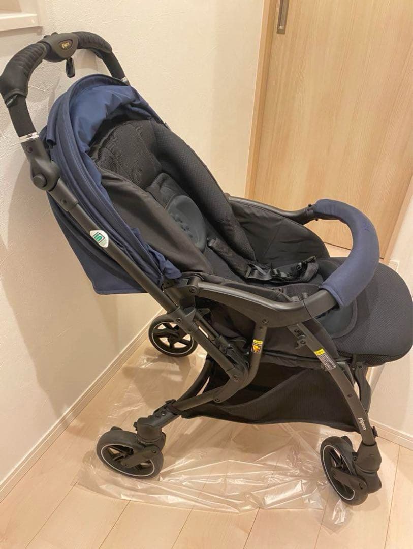 【美品】Pigeon Runfee RBUP ネイビー　A型ベビーカー　両対面