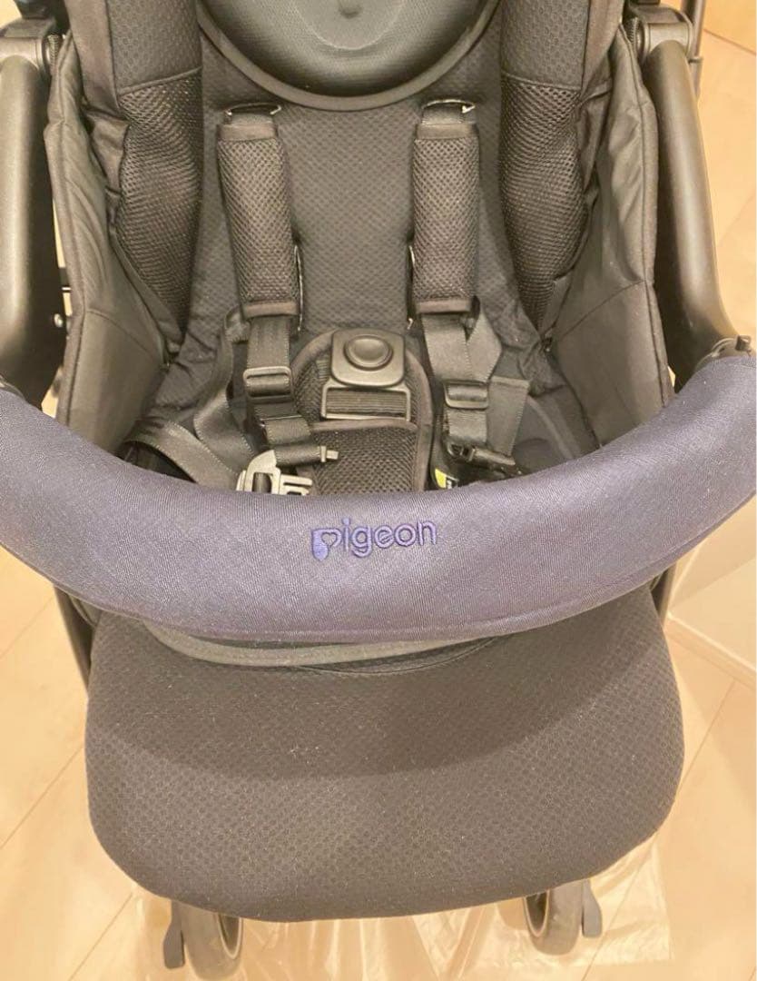 【美品】Pigeon Runfee RBUP ネイビー　A型ベビーカー　両対面