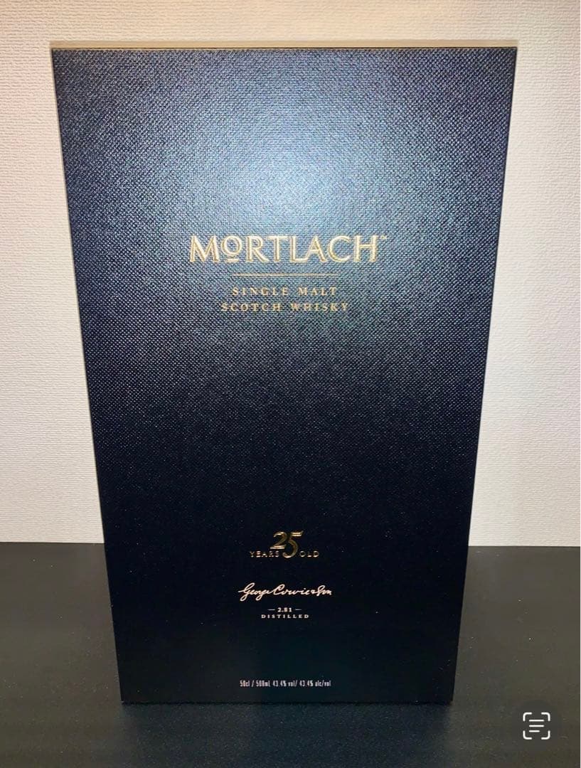 【未開栓】モートラック25年　クリスタルデカンター