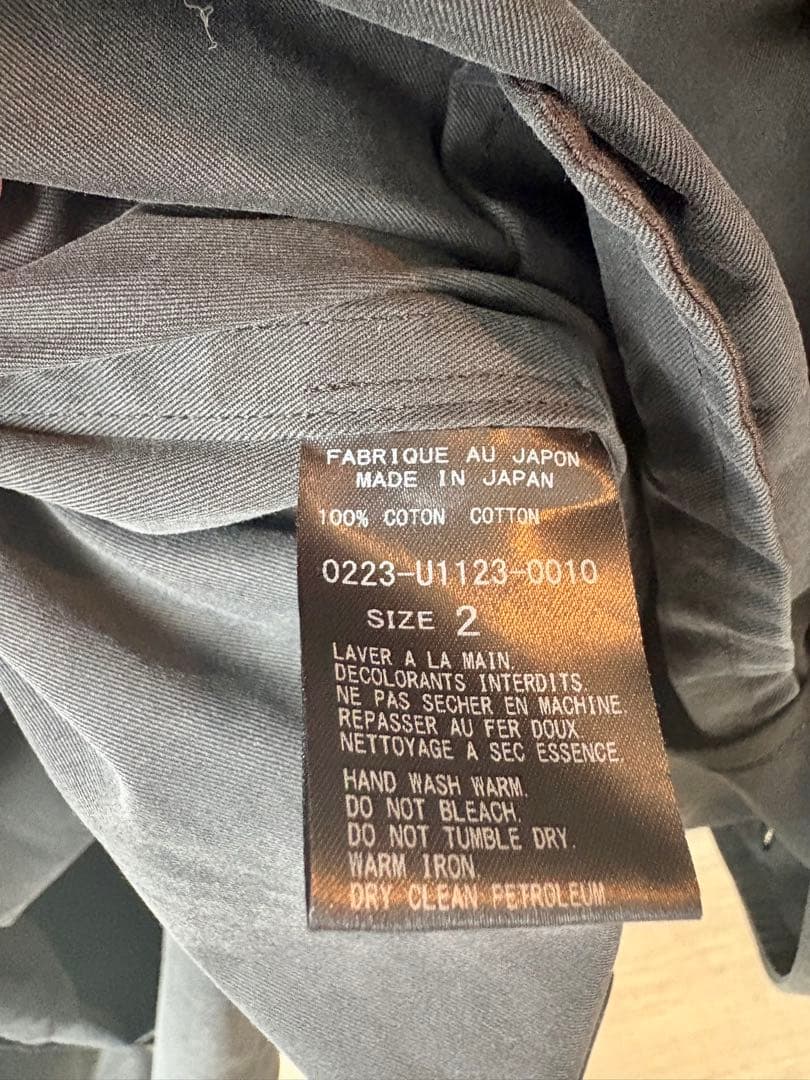 【極美品】ARTS&SCIENCE 22SS コート 紺 ヴィンテージ調