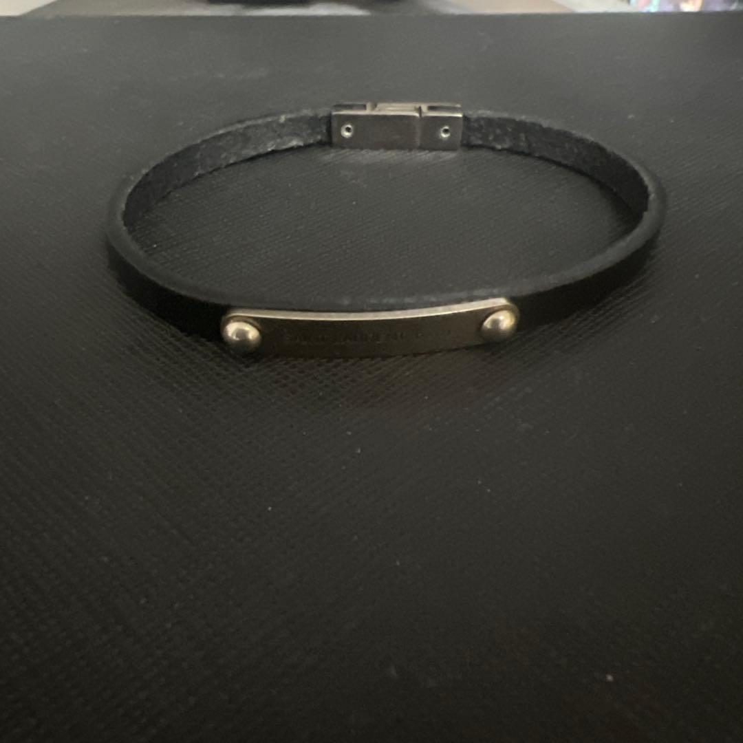 サンローラン　レザーブレスレット