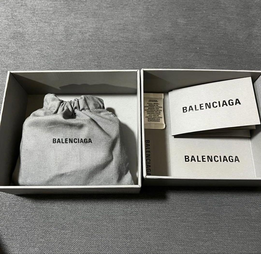 【美品】BALENCIAGA 三つ折り財布 ブラック