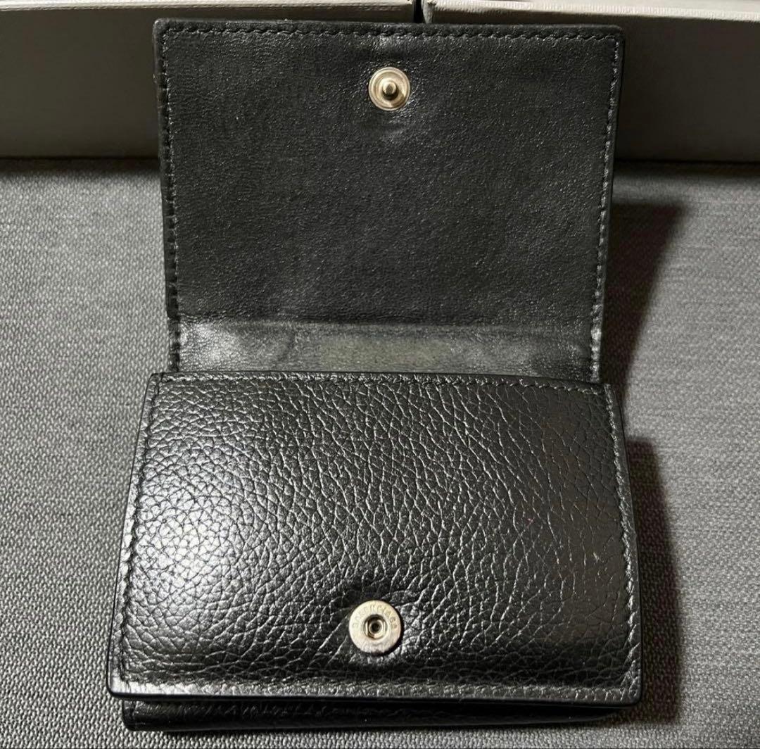 【美品】BALENCIAGA 三つ折り財布 ブラック