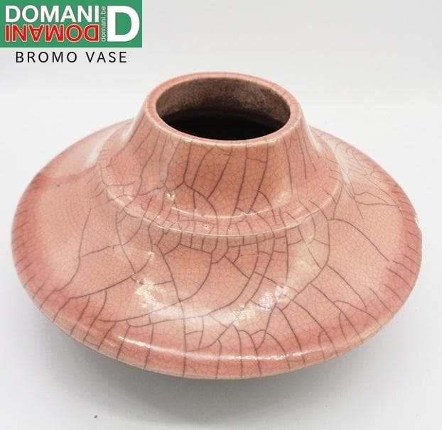 〖廃盤DOMANIドマーニ花器〗BROMOシリーズ円盤型フラワーベース未使用