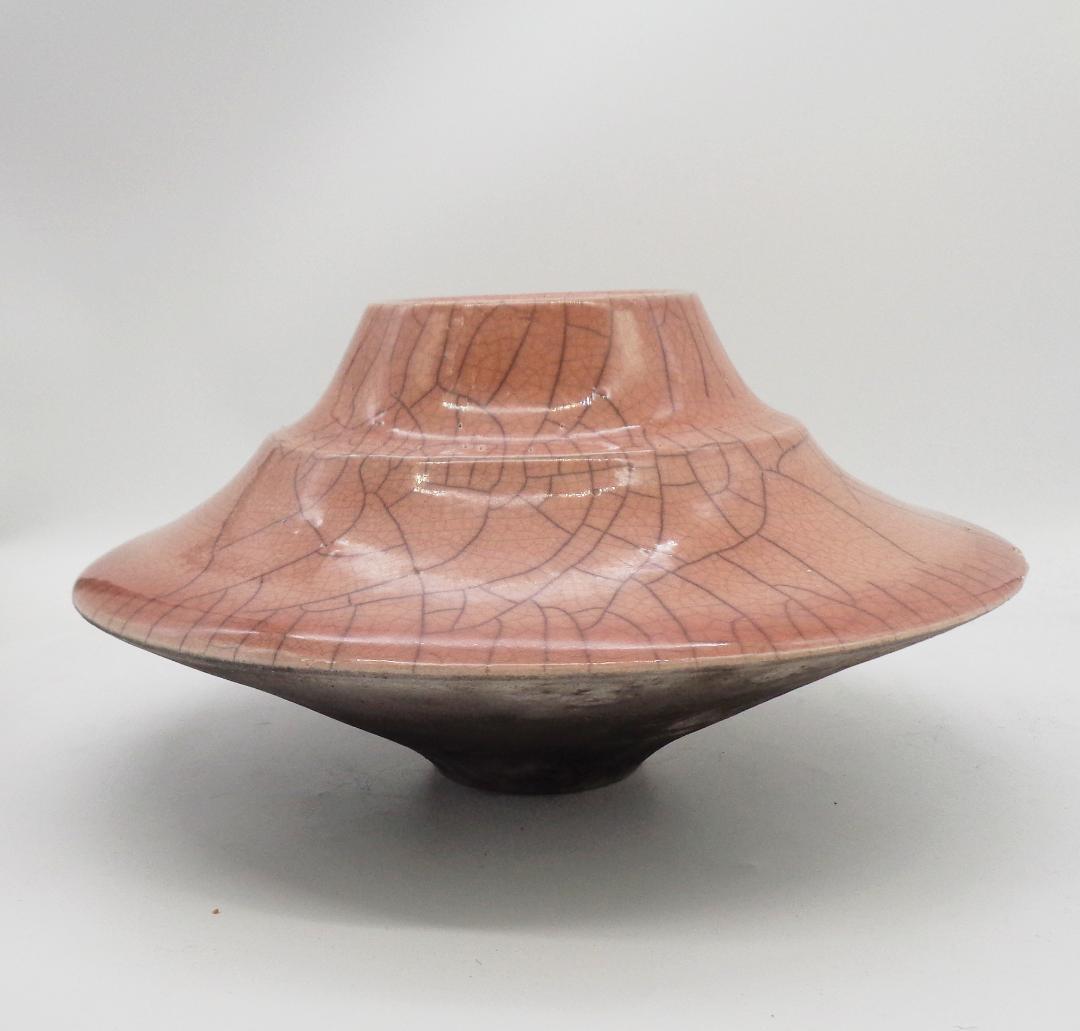 〖廃盤DOMANIドマーニ花器〗BROMOシリーズ円盤型フラワーベース未使用