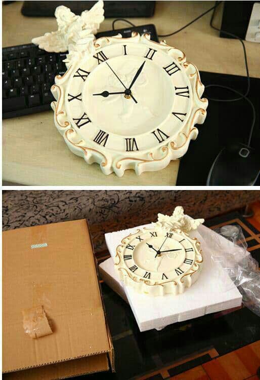 ※Z二つセット 北歐風 貴族風 クロック。壁掛け時計 かけ時計 ヨーロッパ風a