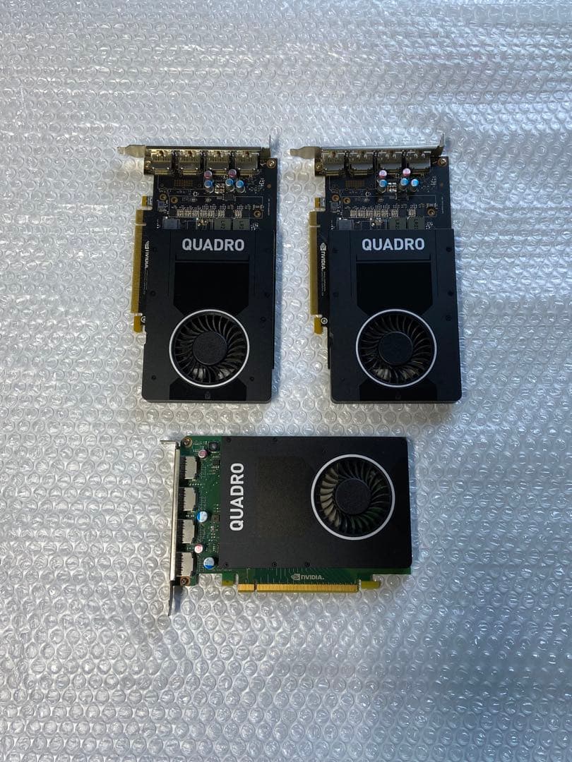 グラボ nVIDIA QUADRO P2000/2個 M2000/1個 ジャン