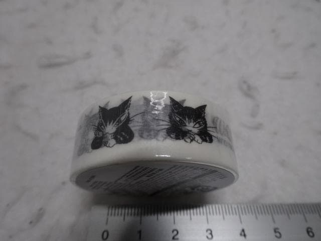 専用　マスキングテープ　うでぐみ　ほおづえ　ホワイト　わちふぃーるど　ダヤン　猫