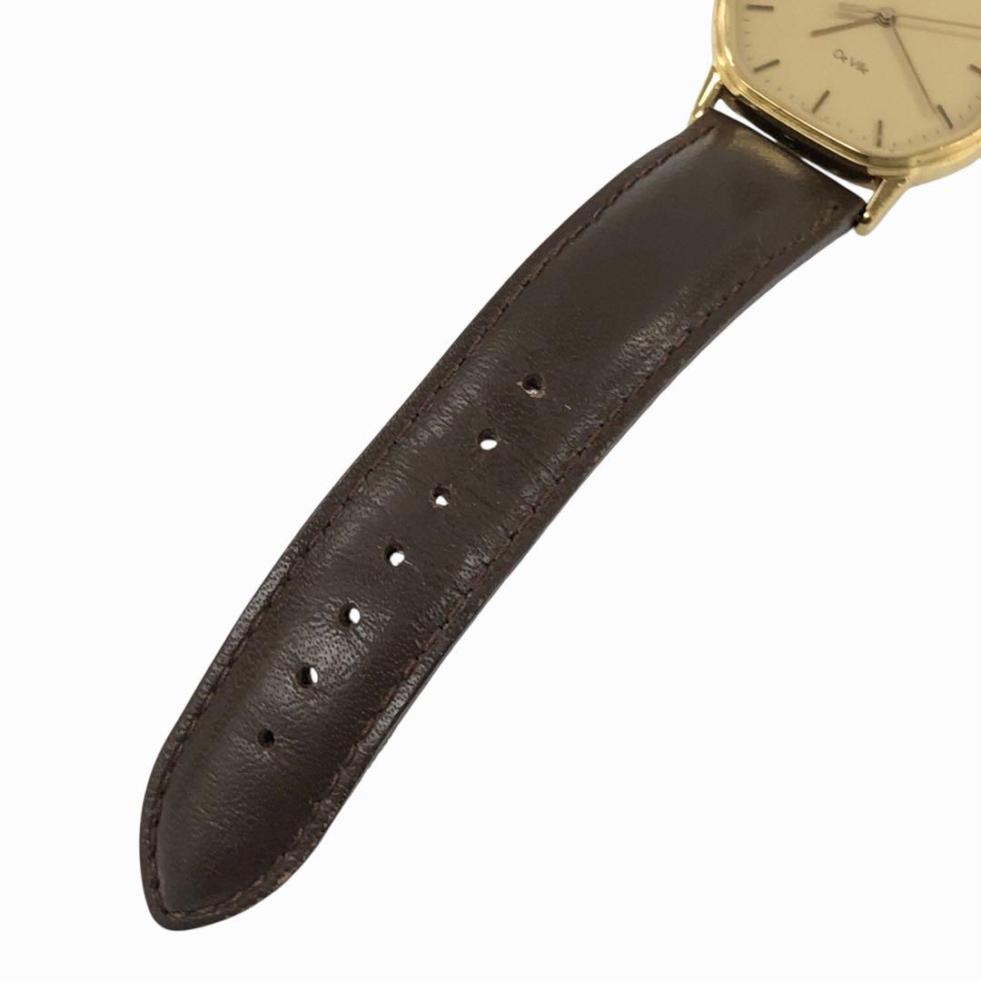 OMEGA オメガ デビル クォーツ オクタゴン 稼働品 社外ベルト