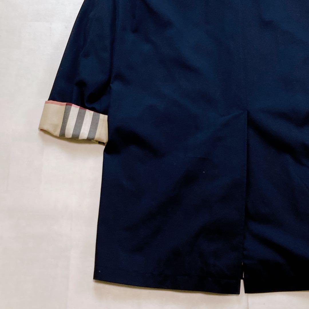 極美品 希少デザイン 英国製 近年タグ バーバリー ノバチェック