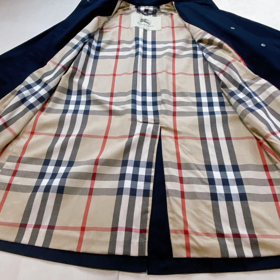 極美品 希少デザイン 英国製 近年タグ バーバリー ノバチェック
