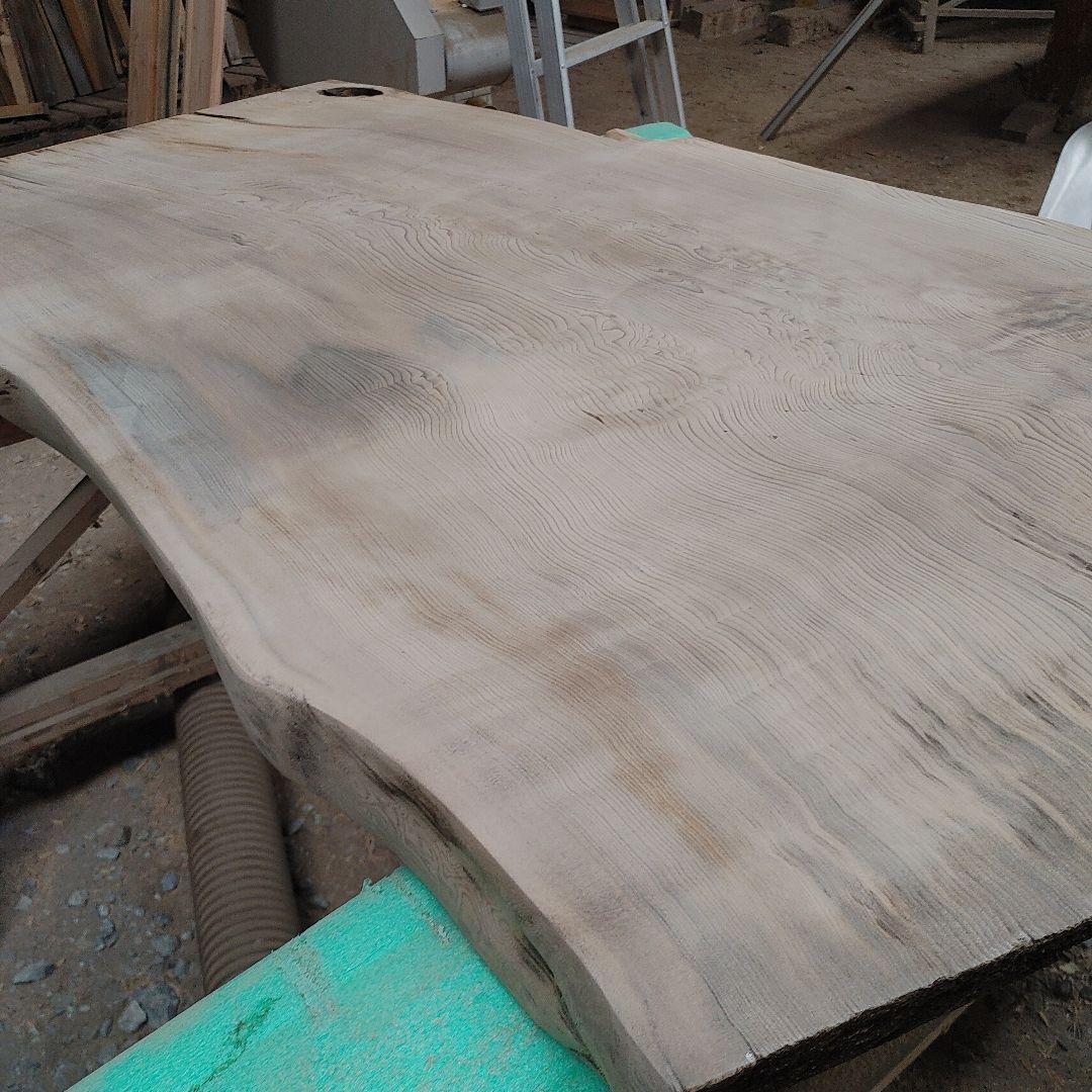 送料込み　神代杉　一枚板　無垢材　天板　テーブル　カウンター DIY番号79