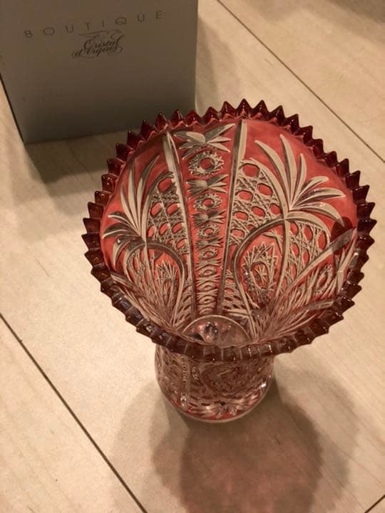 【KAMAY】未使用 クリスタル花瓶