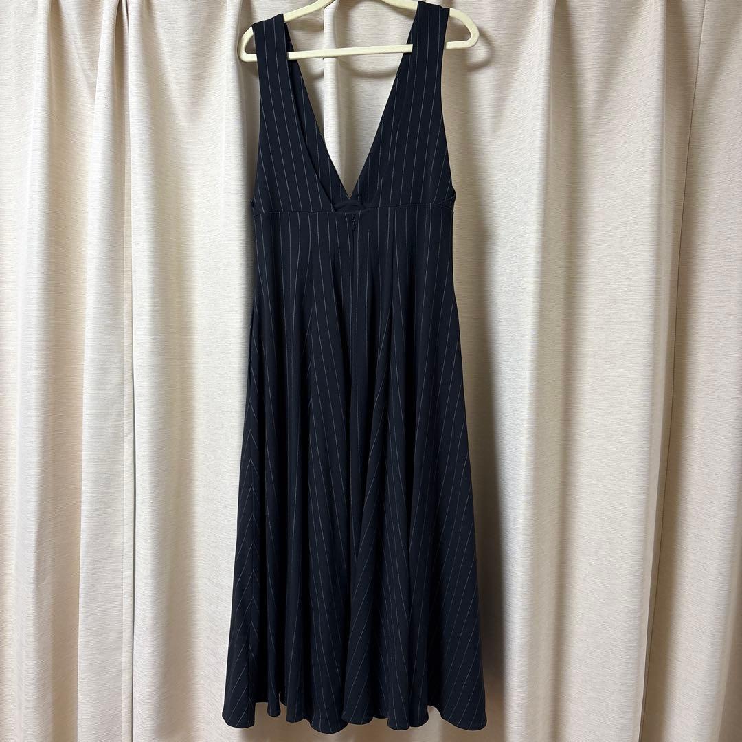 【herlipto】Striped Jumper Skirt M Black