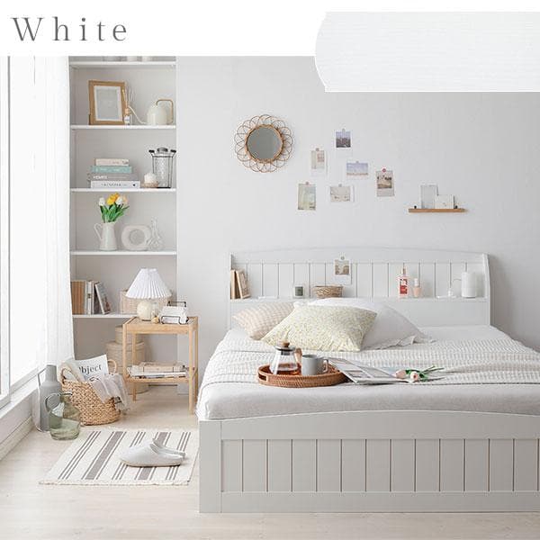ベッド シングル ベッドフレームのみ ホワイト 引き出し ds-2472970