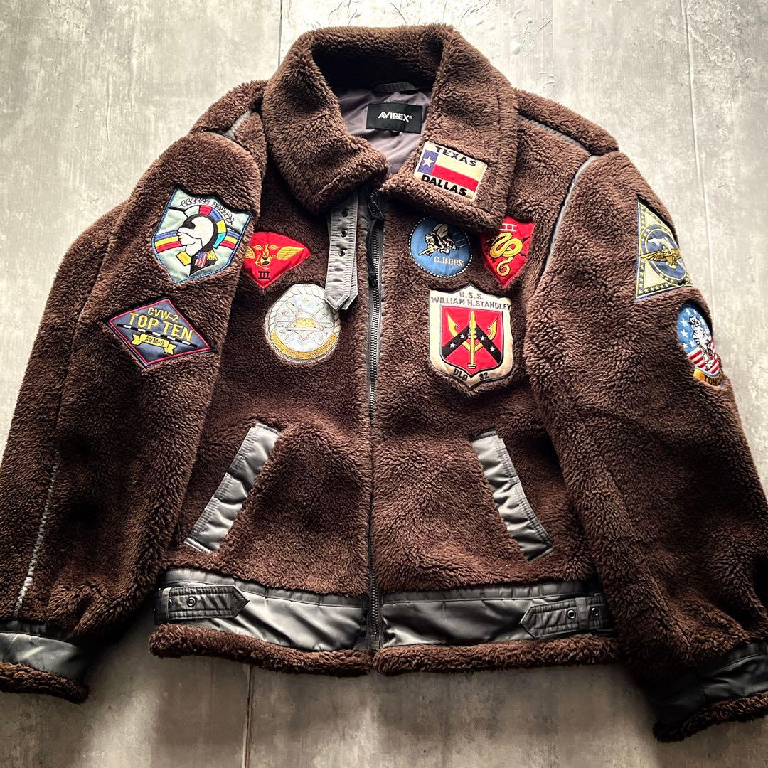 希少XXL AVIREX RETRO BOA B-3 TOPGUN ミリタリー
