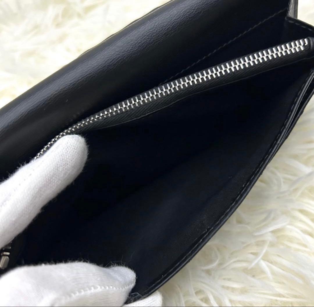 ChristianDior クリスチャンディオール レザー 長財布 ブラック