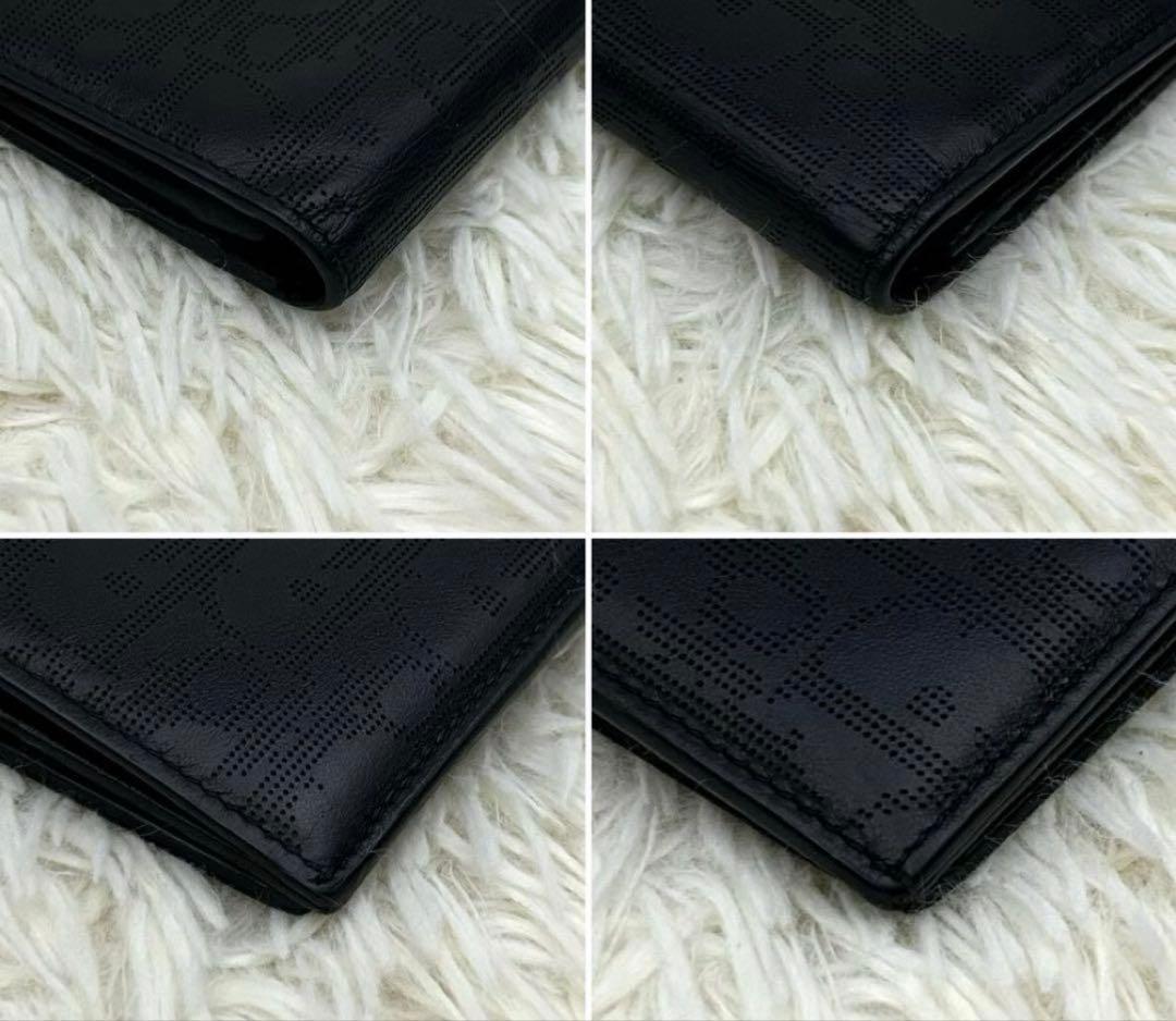 ChristianDior クリスチャンディオール レザー 長財布 ブラック