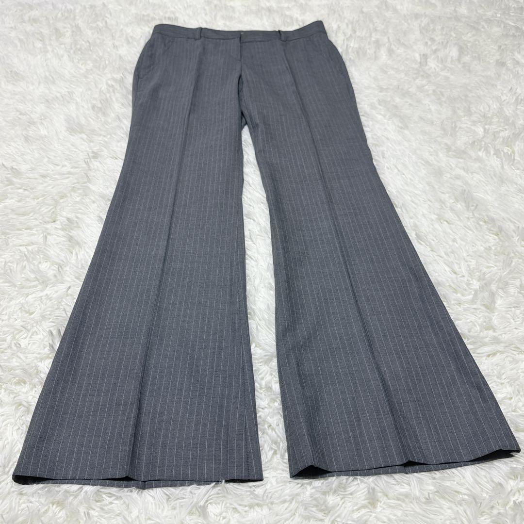 最高級✨ロロピアーナ✨セオリーリュクス パンツスーツ グレー ストライプ 美品