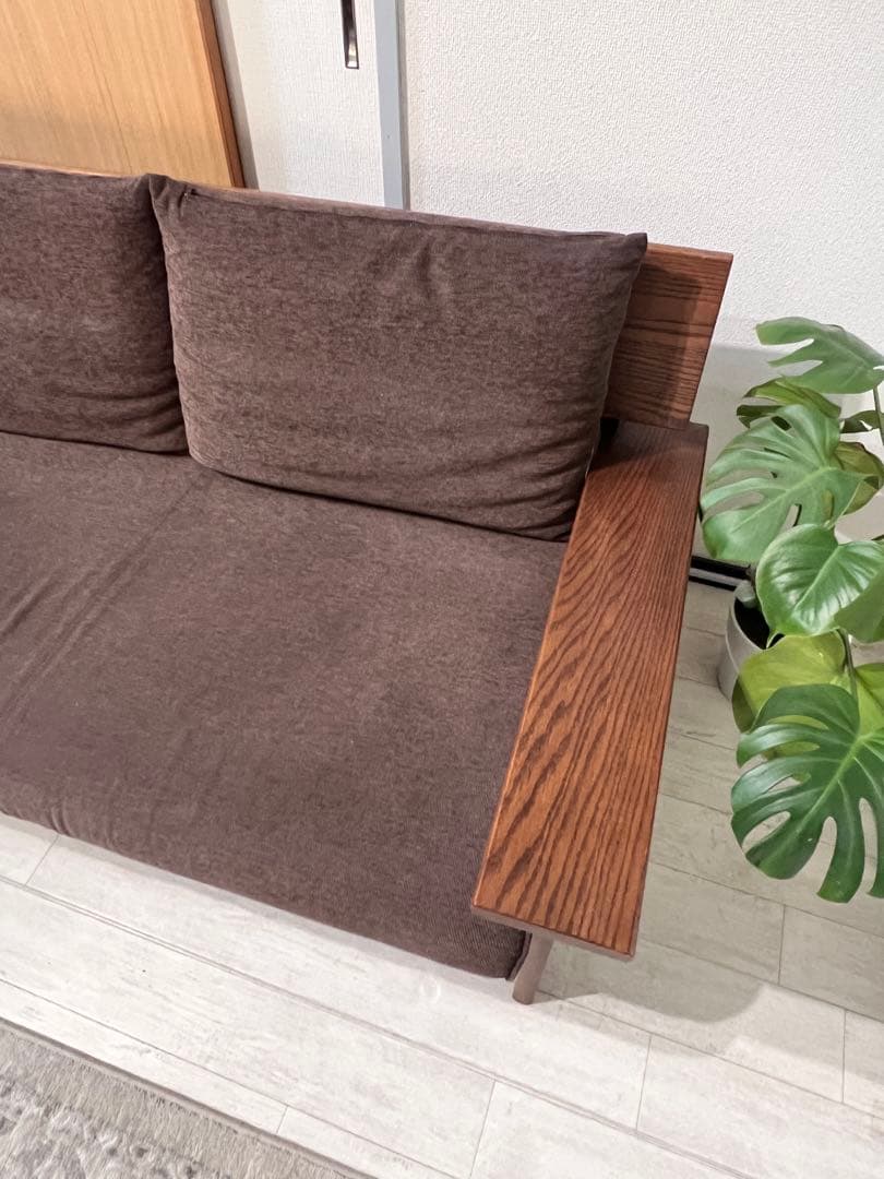 飛騨産業 rk118 両肘付　2人掛けソファ　森のことば