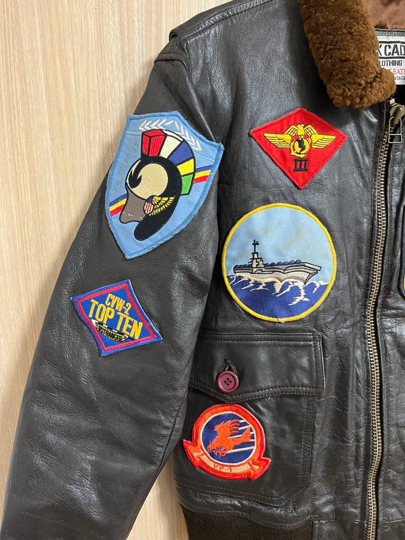 t*m様 MAX CADY's G-1トップガン レザー フライトジャケット S