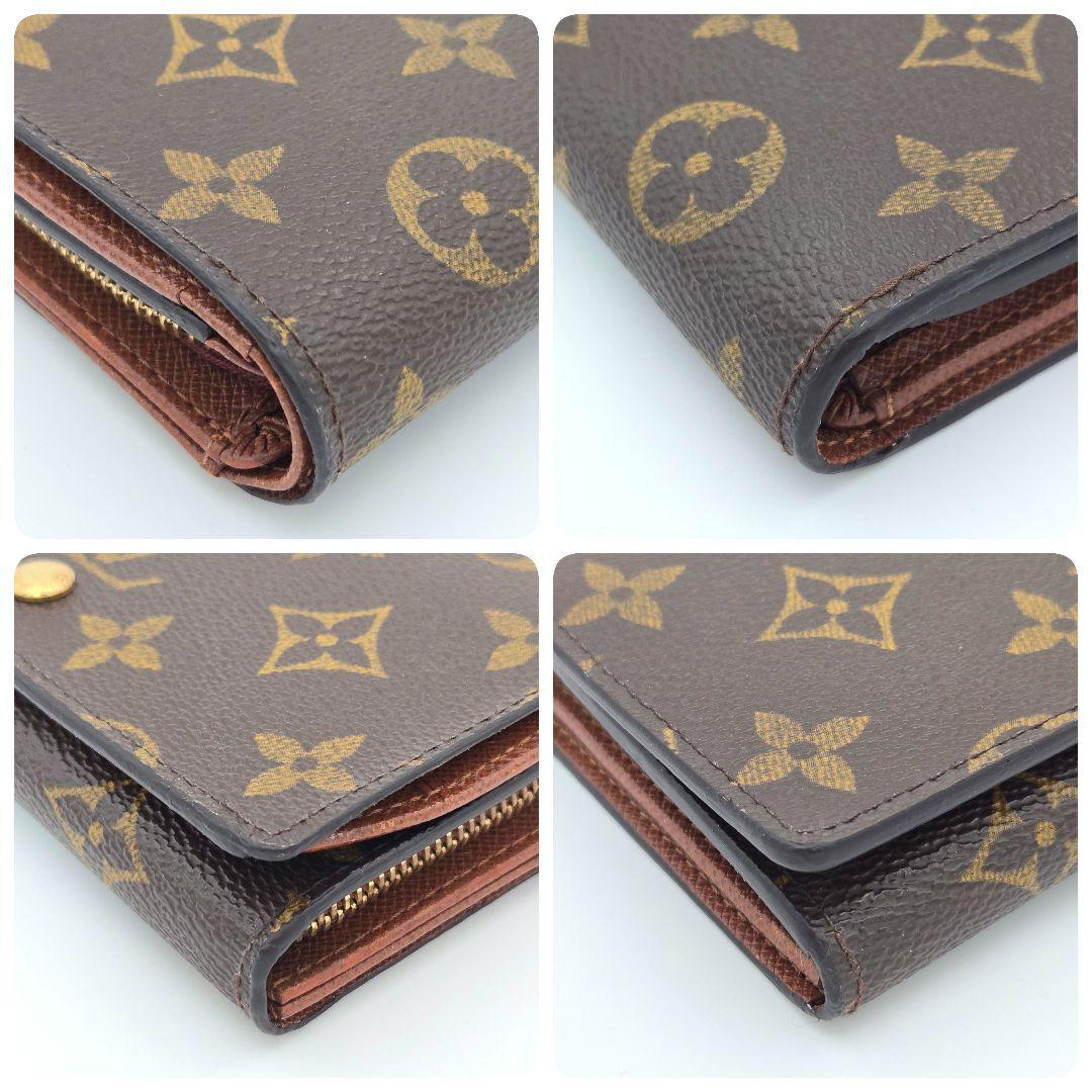 ルイヴィトン ポルトモネビエ トレゾール 二つ折り財布 モノグラム M61730