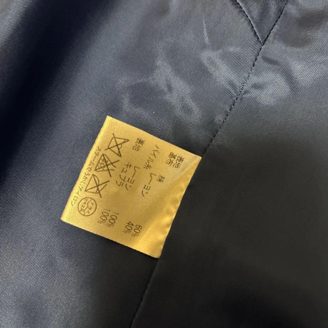 アクアスキュータム トレンチコート M6 ライナー2枚付 美品伊勢丹購入ネイビー