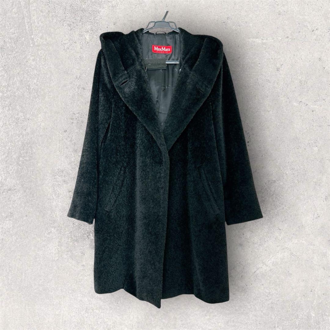 yooly (即購入大歓迎！)専用 マックスマーラ　　フーデッドコート　ウール