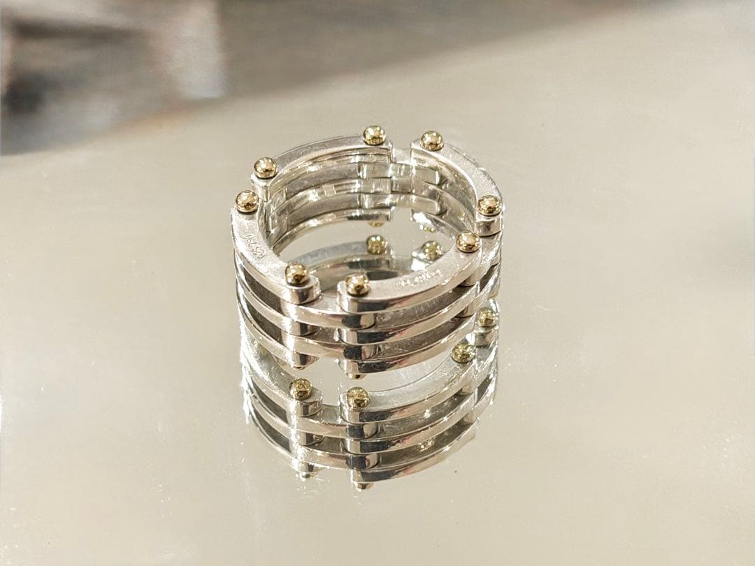 19.5-20号Tiffany ティファニー　ゲートリンク　リング