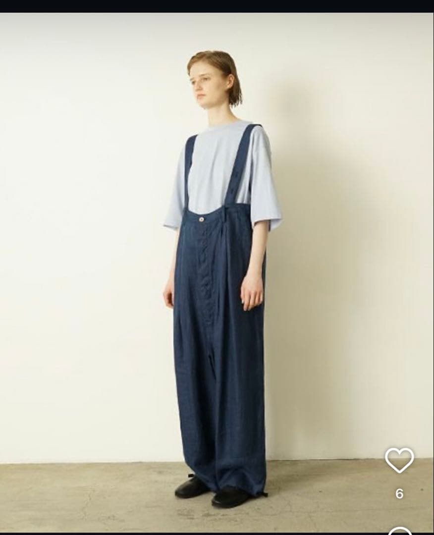 suzuki takayuki ネイビー サロペット レディース