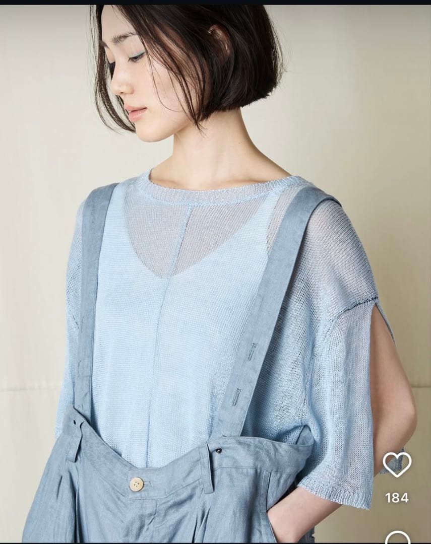 suzuki takayuki ネイビー サロペット レディース