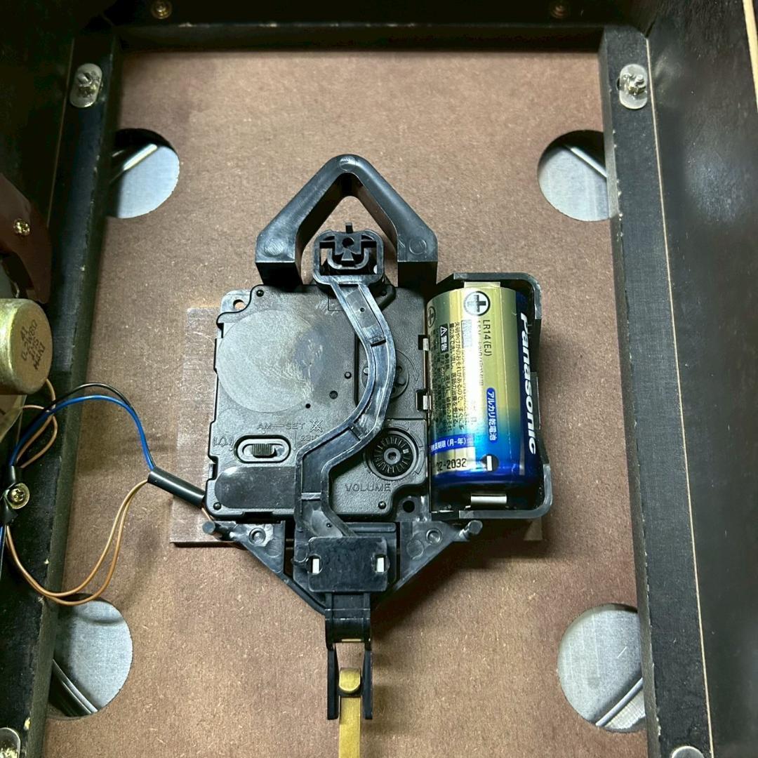 SEIKO セイコー 振り子時計 昭和レトロ 電池式 動作品